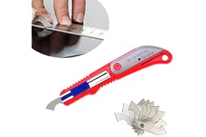 UOYU YouU - Set di 1 taglierina in acrilico e 10 lame multiuso con lama da taglio (verde)