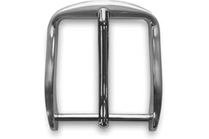 almela - Fibbia cintura - Larghezza 30mm 35mm e 40mm - 3cm 3,5cm e 4 cm - Fibbia di ricambio - Argento spazzolato - Nichel Free - Fibbia cinta - Buckle belt