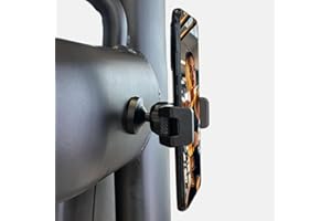 Wooerdacks Magnetic Phone Holder GYM |Golf Cart Series | 360° Magnetic Phone Mount | Rotating Fitness Mount | Universal Metal Surface Compatibility|Accommodates 3.1"-4" Phones with Thick Cases|Black