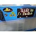 HatchPro Rolling Type Automatic Egg Incubator ; Capacity of 210 Quail Eggs ; Small (Blue)