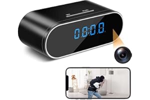 EFANCY Telecamera Spia Wifi Interno 1080P Telecamera Nascosta Videocamere di Sorveglianza Telecamera di Sicurezza Microcamere Spia Batteria Lunga Durata Spy Cam con Visione Notturna Rilevamento di Movimento