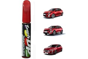 Treesiche Autolack Lackstift Set für Peugeot, Kratzer Reparatur für Peugeot 2008/208/308, Auto Kratzer Reparatur Stift, Schnelle & Einfache Wartungslösungen, Rouge Elixir