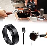 DIKEBAO Espresso Dosing Funnel 58mm Aluminum Coffee Dosing Ring Replacement with Magnetic Replacement Funnels Accessories Com