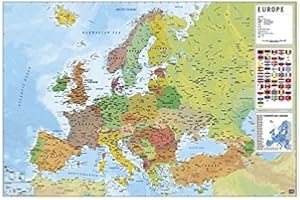 Grupo Erik Editores Europe Map – Poster, 61 x 91.5 cm