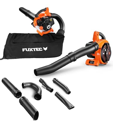 MaxEarn Handheld Benzin Laubbläser 26cc – 380 CFM, 250 Km/h Wind, Kabellos Für Garten & Terrasse