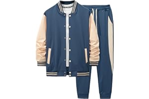 DONYKARRY Survêtement Homme Ensemble Jogging Veste Sweat de Sport Décontracté Tenue Manche longue Doux Mode Sweatshirt avec Poches