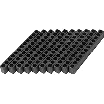 HARFINGTON 4pcs Hex Shank Bit Holder - 32 Hole Plastic Organizer For 1/4 Inch Screwdriver Bits