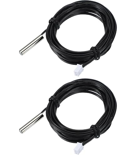 Sonde De Température 5K 2 Broches - Longueur 40 Cm - Pour Climatiseur / Système De Refroidissement - Uxcell