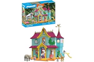 PLAYMOBIL | Animals & Friends | Kunterbunte Tier-Villa | Spielzeug ab 4 Jahren | Geschenk für Kinder | Fördert Kreativität & Umgang mit Tieren | Mit Tieren, Figuren & Zubehör | 71852