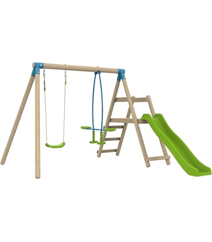 Set 10 Ancrages Sol ProFix FATMOOSE + Toile Anti-Mauvaises Herbes - Pour Tours De Jeux Et Cabanes