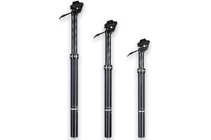 DJC COMPONENTS DJC Bike Dropper Seatpost 100mm 125mm 150mm 175mm Travel Manual Control Lever Height Adjustable Seatpost Cableless MTB Road Bike Hydraulic EXA Form Speedup