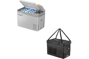 BougeRV CRPRO 29L nevera de coche (gris) con bolsa para CRPRO30