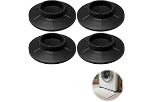 TRPOEY 4 Piezas Almohadillas Antivibración Antideslizantes, Patas de Goma, Tapete Antivibración para Lavadora, Amortiguadores Antigolpes Antideslizantes para Lavadora y Secadora