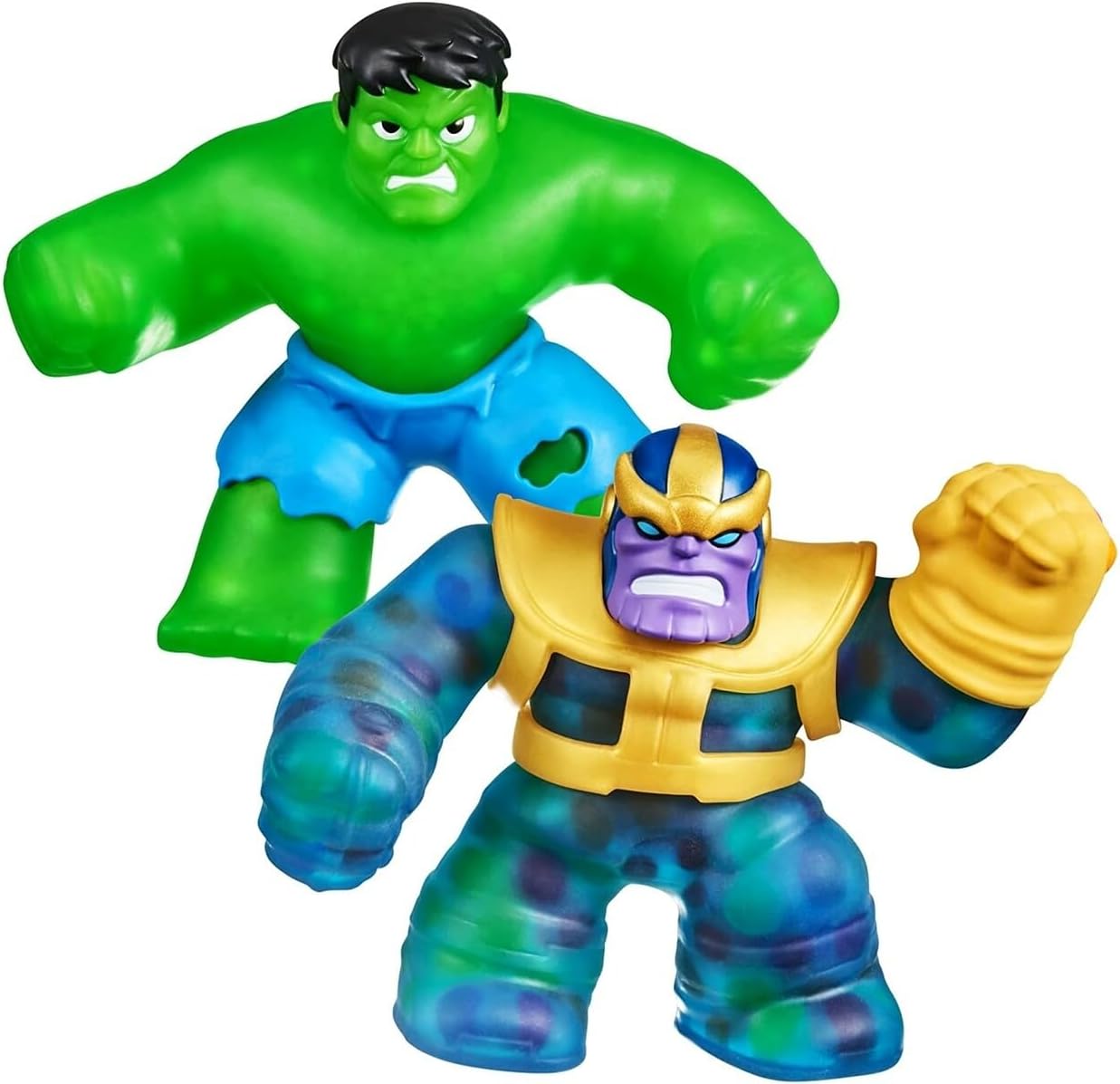 BANDAI - Goo JIT Zu Heroes Marvel Pack 2 Hulk y Thanos