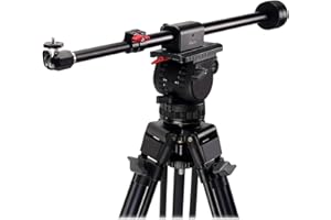 ‎PROAIM PROAIM Górny drążek wysięgnika kamery fotograficznej i wideo. Do kamer górnych/widoków blatu. Długość ramienia teleskopowego od 23 do 101.6 cm. Zawiera głowicę kulową aparatu i adapter montażowy