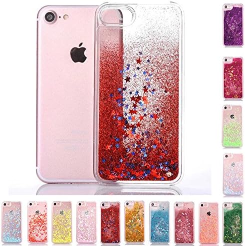 For Samsung Galaxy S8 Plus Case, Vanqiang Burst Love Sequins Mobile Phone Shell Small Fresh Glitter Liquid Sand Shell for Samsung Galaxy S8 Plus - Yellow Love Heart