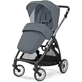 Inglesina Electa+ Tek El Tek Hamle ile Katlanıp A&ccedil;ılan &Ccedil;ift Y&ouml;n Bebek Arabası Union Grey