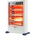 Maharaja Whiteline Lava Quartz Adjustable Room Heater, 3 Quartz Heating Elements, 1200 watt - 1 Year Warranty (White)