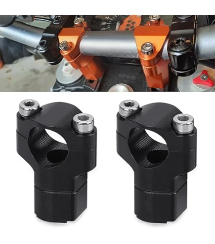 Lenkererhöhungen 28mm Für KTM Duke - CNC Aluminium 1 1/8 Zoll