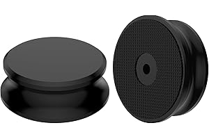Tirstrup Plattenspieler Gewicht Stabilisator Vinyl-Scheiben-Player Aluminium-LP-Stabilisator für Plattenspieler Gewichtsstabilisator Für LP Plattenspieler, Eliminiert Vinyl Disc Vibrationen (Schwarz)