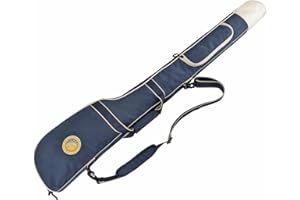 TOURBN TOURBON Portable Nylon Golf Bag Lightweight Sunday Carry Bag Foldable Golf Club Travel Case with Zipper Pocket