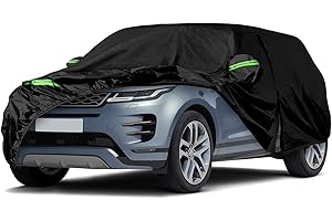 JUDANNA Telo Copriauto da Esterno Compatibile con Land Rover Range Rover Evoque 2011-2024, Copertura Auto Impermeabile Traspirante Telo per Auto con cerniera protezione da neve, pioggia, polvere