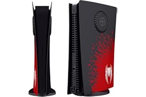 ElitePlay Piastra frontale Spider PS5 con coperture per prese d'aria di raffreddamento Piastre di ricambio Accessorio guscio per Playstation 5 Digital Edition