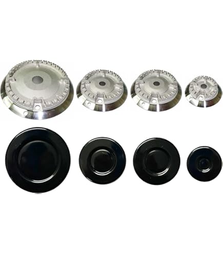 NARDI KIT 4 PIATTELLI SPARTIFIAMMA CUCINA 2 PICCOLI PIANI COTTURA 4 FUOCHI - Rossi Ricambi - Foto 5