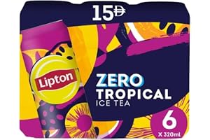 Lipton Ice Tea Tropical Zero Can 320ml x 6