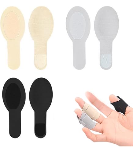 supregear 2 Pezzi Stecche per le Dita, Regolabile, Fissa Riabilitazione Dita, Per Allevia il Dolore, Tendinite, Artrite, Slogato, Rotto, Frattura per Indice/Medio/Anulare/Mignolo, Blu