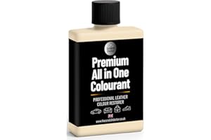 THE SCRATCH DOCTOR Scratch Doctor All in One Leather Colourant Self Seal Leather Dye Repair Paint for Furniture, Sofas, Car Seats (Cream, 100ml)