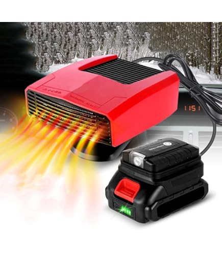 BOROCO Chauffage De Voiture 12 V 600 W, Chauffage De Voiture à 3