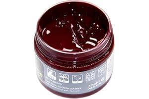 LOVIVER Restaurador de Color de cuero, crema reparadora de cuero, pasta renovadora, bálsamo para recolorear cuero para bolsa, asientos de coche, sofás, Rojo