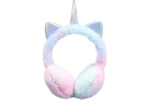 FIHDIOPO Ear Muffs Women Girls Earmuffs Winter Accessories Fluffy Plush Adjustable Adults Outdoor Thermal Ear Warmer Skiing Running Ears Covers Protector from Wind Cold Gift for Girls Ladies