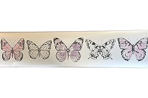 BWR Frise autocollante Papillons 5 m x 16 cm