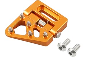 NICECNC Arancione Puntale del pedale del freno pieghevole Compatible with 125-530 SX/SXF/XC/XCF 2004-2015,125-530 XCW/XCFW/EXC/EXCF 2004-2016,690 Enduro R 2008-2023,690 SMC R,See Fitment