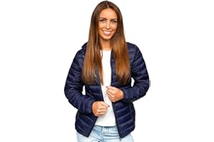 BOLF Donna Giacca mezza stagione Trapuntata Giubbino Piumino Cappuccio Cerniera a zip Tempo libero Sport Fitness Outdoor Basic Casual Style Mix 4D4