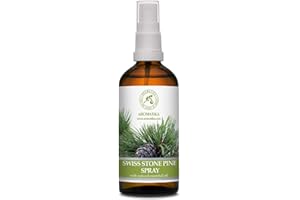 AROMATIKA TRUST THE POWER OF NATURE Swiss Stone Pine Aroma Spray with Natural Swiss Stone Pine Essential Oil 100ml - Room Mist - Air Freshener - Coniferous Scent - Christmas Aroma - Home Scent - Pillow & Linen Spray - Relaxation