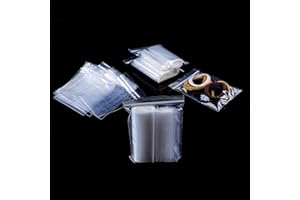 XINGRUN Plastikbeutel Zipper Beutel Klein Druckverschlussbeutel Baggies 200 Stück 4x6 cm Kleine Plastiktüten Baggys Ziplock zip klein Tütchen Baggies Wiederverwendbar Tüten Wiederverschließbare