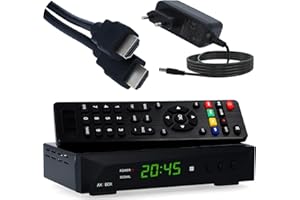 RED OPTICUM Opticum SBOX Receptor Satélite HD y Reproductor Multimedia - Descodificador Satélite HD 1080p para TV DVB-S/S2 - Astra y Hotbird Preinstalados + Cable HDMI Anadol