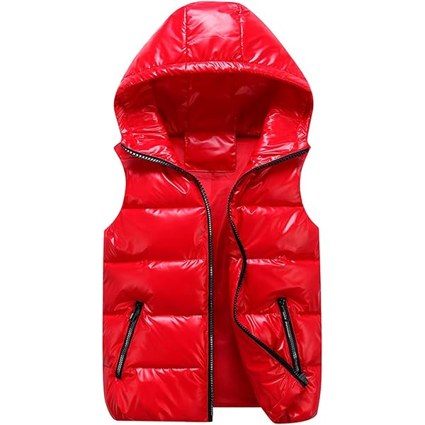 Donsjas voor heren, effen kleur, met capuchon, glanzend metalen rits, warme winterjas, windjack, parka, Zwart, XL