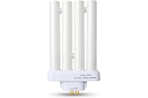 ARSUK Leuchtmittel YDW-27FM GX10q-4 27W 6500K FML Quad Tube – Kompakt Ersatz Leuchtstoffröhre & Tageslichtlampe für Schreibtischlampe, Nachttisch, Tischleuchte, Bürolampe, Lesen & Arbeitsbeleuchtung
