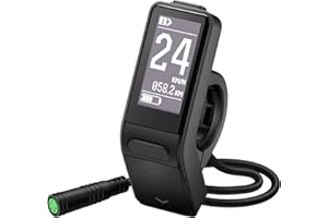 E-Mangue Ebike Écran LCD pour BAFANG BBS01B BBS02B BBS02B BBS HD Mid Drive Moteur Affichage des données