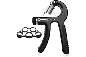 BLBK Wzmocnienie chwytu dłoni Chwytak do rąk sprzęt fitness prezenty dla nastoletniego chłopca Siła chwytu można regulować w zakresie (5-60) kg