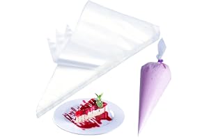 100 st engångssprutpåsar – 30 x 20 cm stor spetspåse professionell engångs spritspåse, konditor spritpåsar engångs piping väs