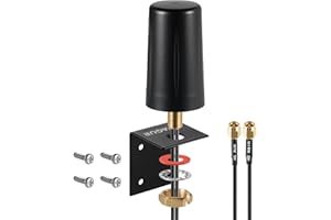 Antenna impermeabile 4G LTE 2x2 MIMO a basso profilo omnidirezionale per esterni compatibile con Huawei TP-Link 4G LTE Internet Hotspot, router e gateway, Supaerial