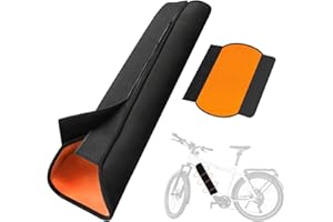 FEPEN protettiva per batteria per bici elettrica, Copertura di Protezione Della Batteria Bici Elettrica Custodia Protettiva per Batteria Ebike,per batteria per bicicletta Ebike integrata da freddo e sporco