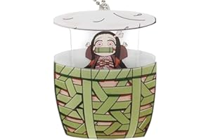 COSPLAYSTUDIO Llavero con figura de Nezuko extraíble | Colgante para fans de Kimetsu no Yaiba