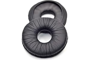 SODOROUS DJ1200 - Cuscinetti auricolari di ricambio compatibili con cuffie Technics RP-DJ1200 DJ 1200 DJ1210 DJ 1205 DJ, in morbida pelle ad alta proteica, colore: nero