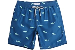 MaaMgic Pantaloncini da Bagno da Uomo Asciugatura Veloce Costume da Bagno per Surf sulla Spiaggia Multi-funzioni Allenamento casa con Fodera in Mesh con Fodera in Mesh